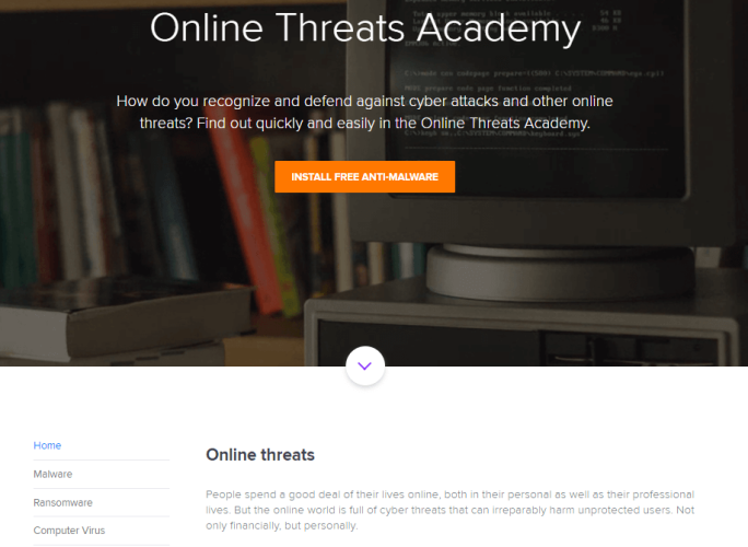 The Online Threats Academy