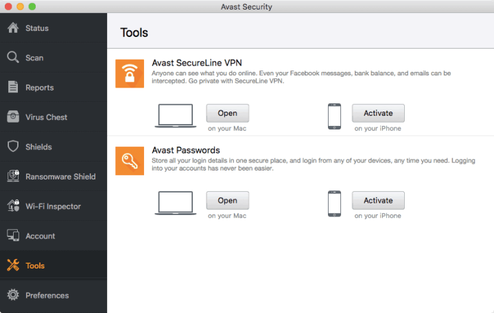 Built-in Downloaders for Other Avast Products