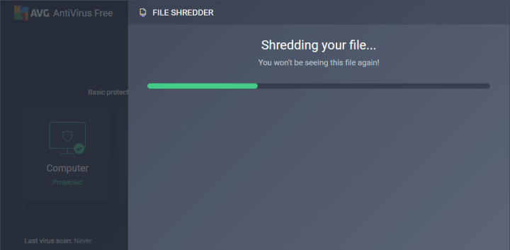 The File Shredder in Action