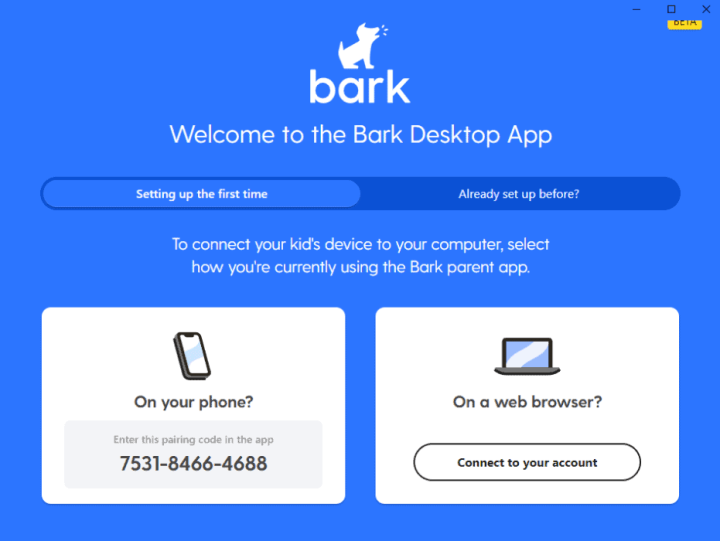 Bark iOS Monitoring PC App