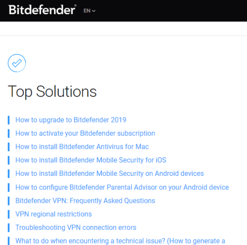 Bitdefender Antivirus Free Edition FAQs