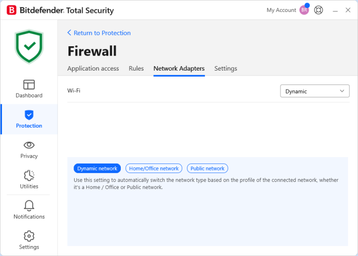 Bitdefender Total Security Firewall