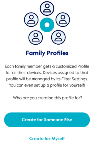 Circle Set Up Family Profiles