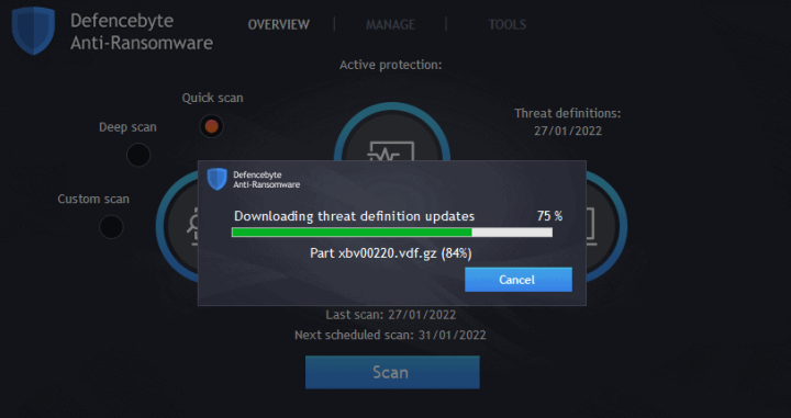 Defencebyte Anti-Ransomware Threat Updates