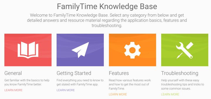 FamilyTime Knowledge Base