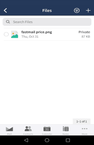 fastmail mobile file manager