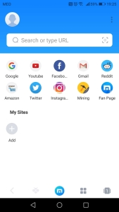 Maxthon Mobile Interface