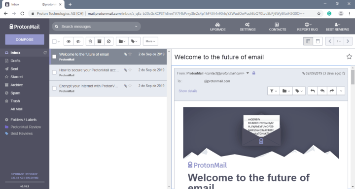 proton email desktop clients